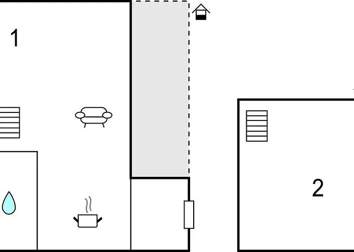 Hébergement de vacances 1 Bedroom Cozy In *